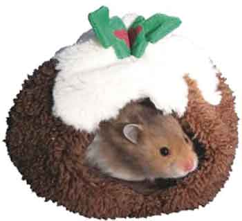christmas pudding hamster